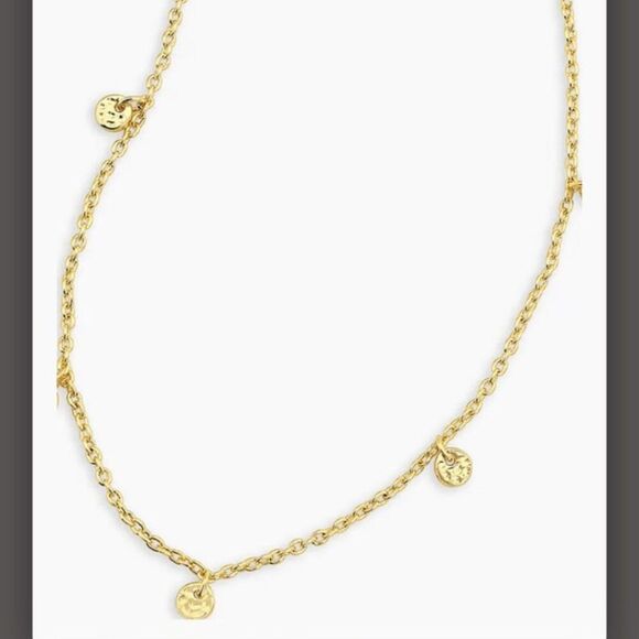 Gorjana Jewelry - Gorjana Gold Tone 5 Disc Necklace